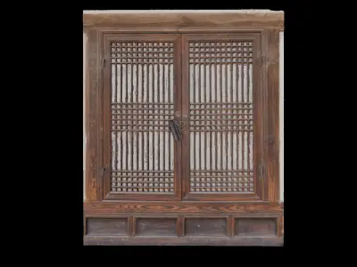  Korean Traditional Threshold 3D model
