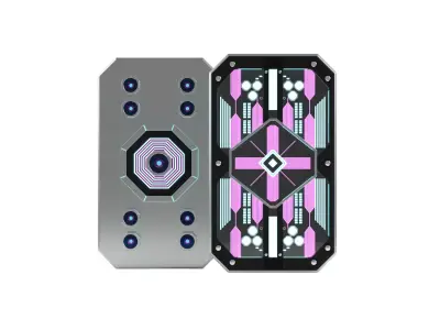 CyberX Futuristic Sci-fi Cyberpunk Smartphone 3D model