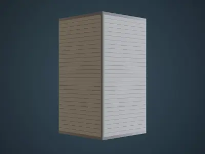 Pole Barn Garage - Exterior Only Low-poly 3D model