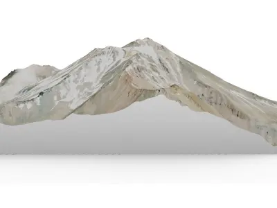 Mount Shasta 3D model