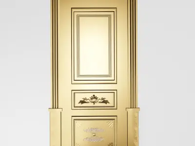 Different colours doors 3D model