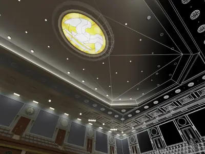 House Chamber Low-poly 3D model