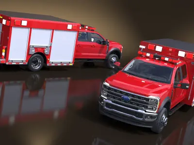  Light Rescue Truck Based on Ford F-550 Lariat 