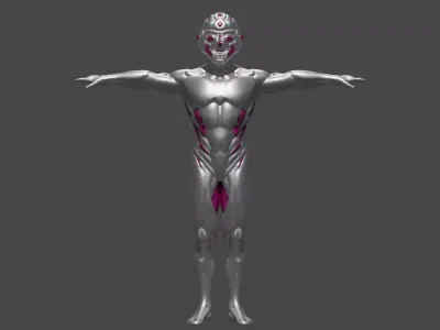 sci fi Low-poly 3D model