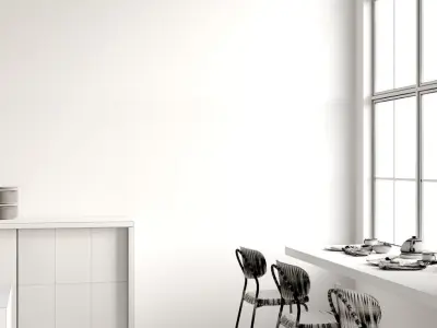 Dining Set 05 3D model