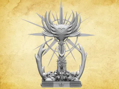 Diorama Hollow Knight a Radiancia 3D model