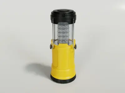 Camping Lantern Low-poly 3D model