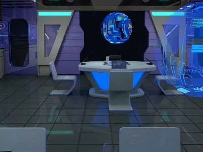 Sci Fi Interior  3D model