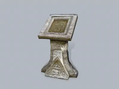 lectern Low-poly 3D model