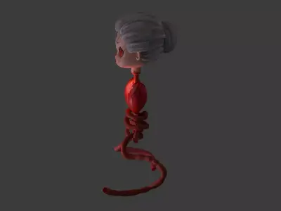 Krasue Low-poly 3D model