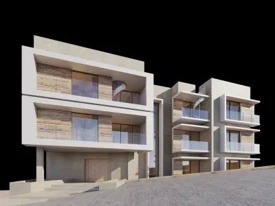 Apartments Building 3D model
