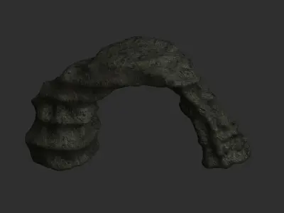 Small Arch - Cave Low-poly 3D model