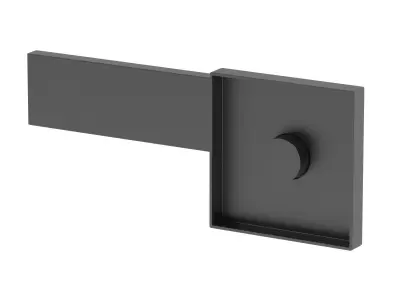 Atlantic Tupai Rapido Curvaline Turis Matt Black  3D model