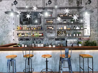 BAR Loft 3D model