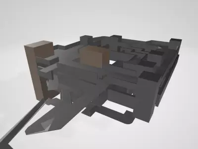 Labyrinth building Free 3D model