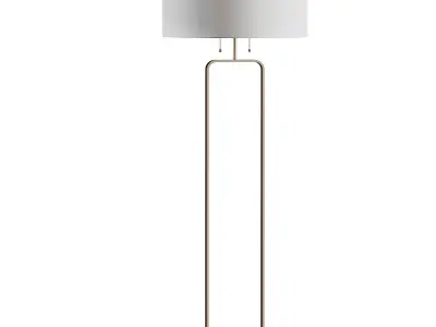 Rejuvenation Meir Floor Lamp 3D model