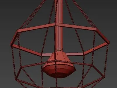 FORMAT pendant lights - wood 3D model