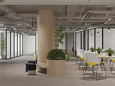  restaurant cafe  interior   3D model purchase