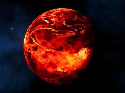 Sci-Fi Planets Pack vol 1 Low-poly 3D model