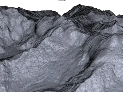 Ngadi Chuli Mountain Nepal 3D model