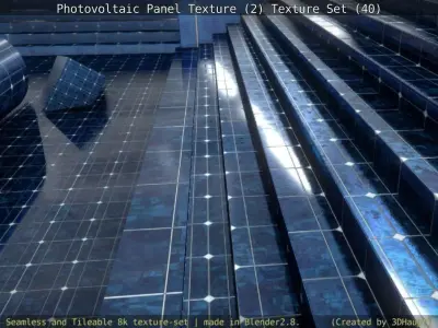 Photovoltaic Panel Texture 2 - Texture Set 40 Texture