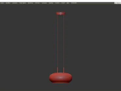 Johan Pendant Lamp Low-poly 3D model