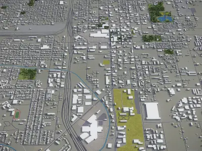  San Bernardino Low-poly 3D model