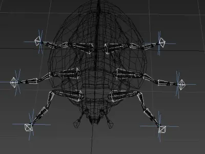 ladybug Low-poly 3D model