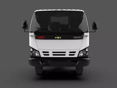 Chevrolet NPR Diesel Medium Duty Cargo Truck 3D model