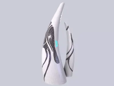 Sci fi building Low-poly 3D model purchase