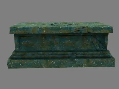 base statue 26 Low-poly 3D model