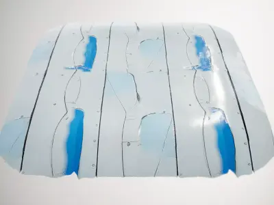 HQ PBR Textures Set Futuristic White Gloss Texture