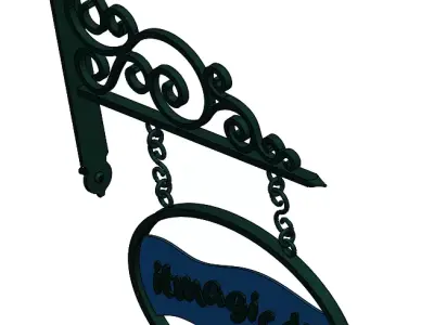 IT Magic Street Sign Free 3D model