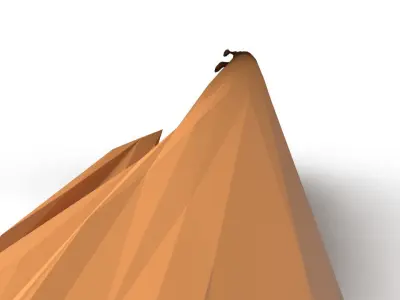 HippoII Low Poligonal Low-poly 3D model