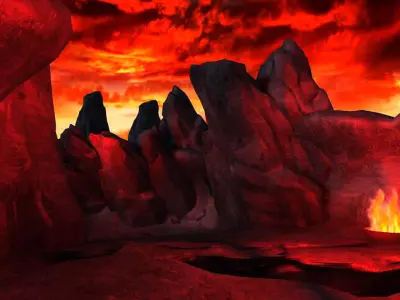 Magma from Hell volcanic eruptions eruptions natural wonders 3D model
