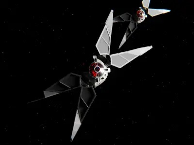 TIE Predator Advanced 3D model