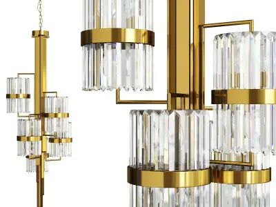 Luxxu Liberty Chandelier Low-poly 3D model