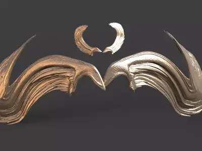 Seth Wings  3D model