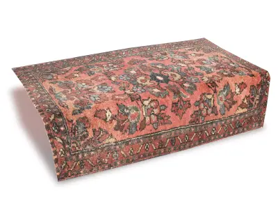 blanket old fabric er1 Low-poly 3D model