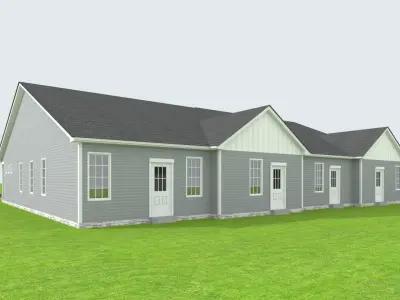 Cape Cod House 32 3D model