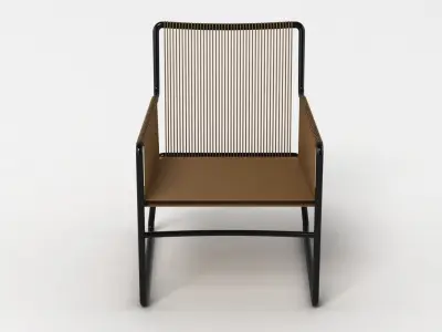 Flexform Harp Chair 3D model