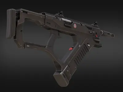 Sci Fi Weapon 3D model