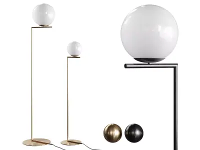 IC floor lamp by Flos 3D model