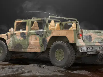  Hummer H1 HMMWV humvee PBR 