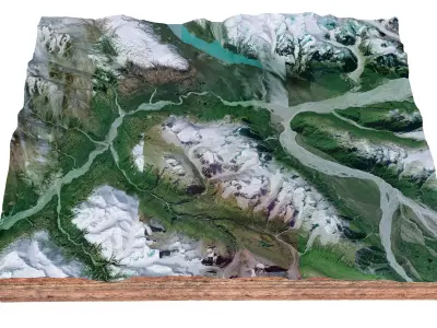 Tatshenshini Alsek Canada 3D model