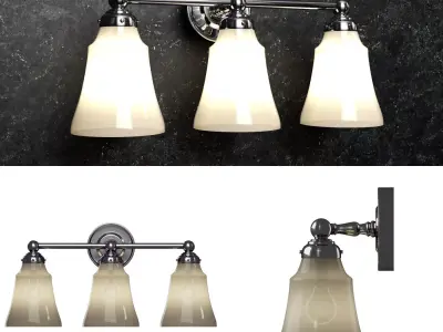 Pottery barn Sussex Triple Sconce 3D model