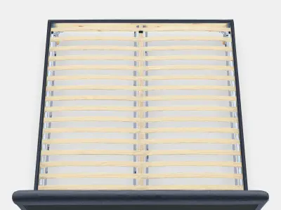 IDANAS Upholstered bed frame 1 Low-poly 3D model