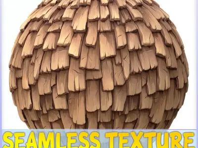 Stylized Roof Seamless Texture Texture 7