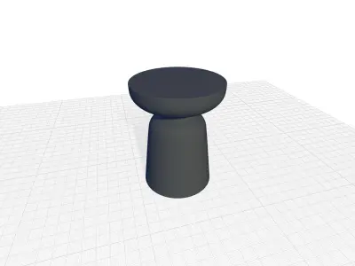 Andrade End Table 3D model