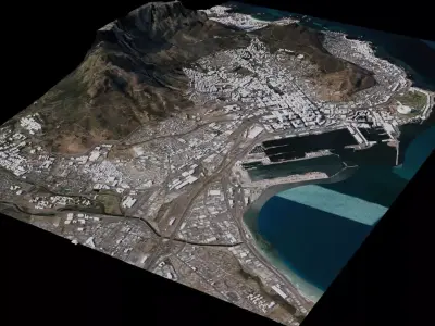 Cape Town - South Africa 3D model